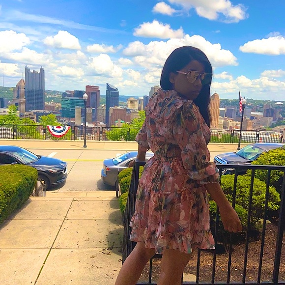 Floral Pink Dress - Picture 5 of 8